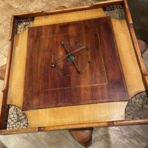 Antique Archarena Combination Star Double Sided Game Board 1898 ~1906
