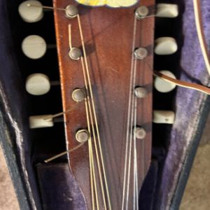 Vintage Antique 1930’s Blue Comet 8 String Mandolin Stringed Music Instrument