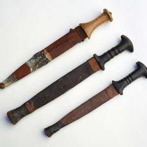 3 African Daggers with Sheaths
