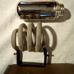 ANTIQUE SOAP STONE SHAKER EARLY 1900'S RARE VICTORIAN SHOE STORE DISPENSER
