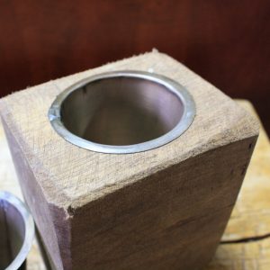 7 Replacement Sugar Mold Candle Holder Primitive TIN CUP Votives Candles