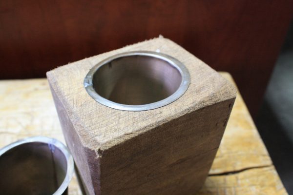 7 Replacement Sugar Mold Candle Holder Primitive TIN CUP Votives Candles