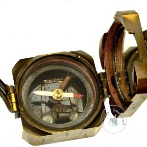 Kelvin & Hughes Natural Sine Brunton 1917 Compass Brass Mining Compasses